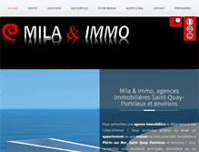 Tablet Screenshot of mila-immo.com